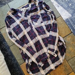 NSR plaid blouse